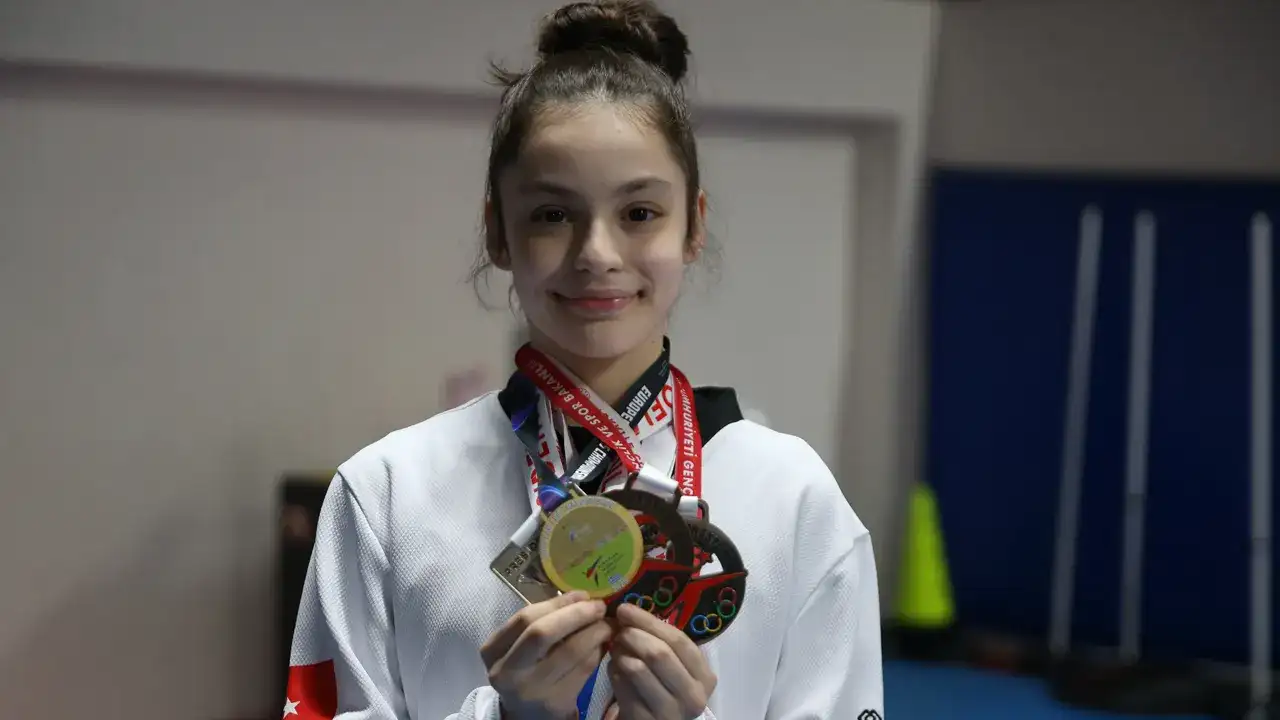 Ordulu şampiyon Hira Nur’un hedefi olimpiyat madalyası