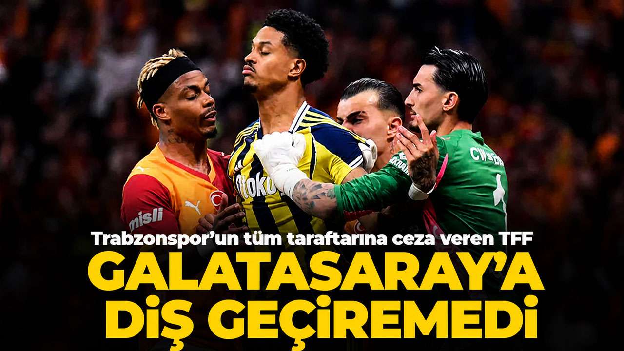 Trabzonspor’un stadını kapatan PFDK Galatasaray’a diş geçiremedi