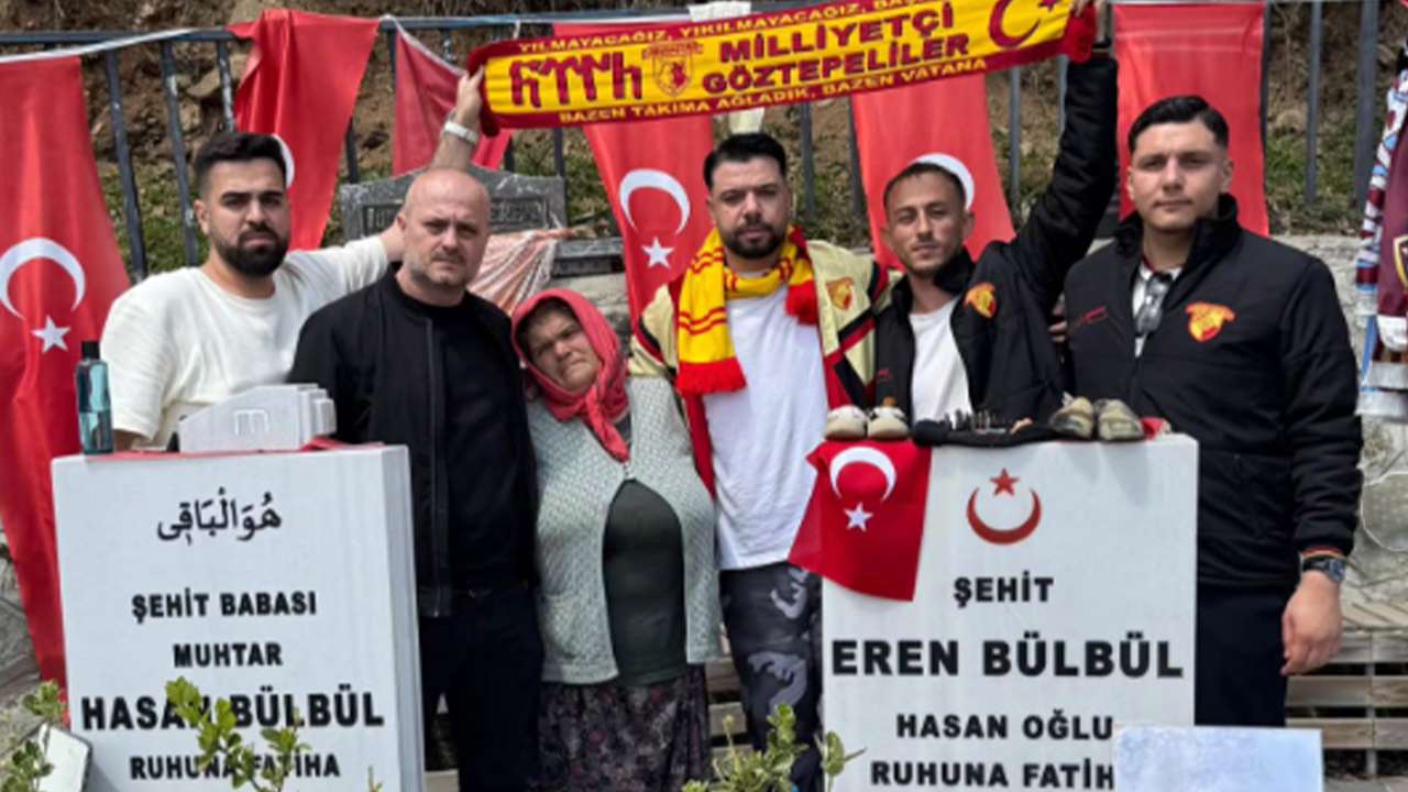 Göztepe taraftarlarının Trabzon'da ilk durağı: Duygulandıran ziyaret