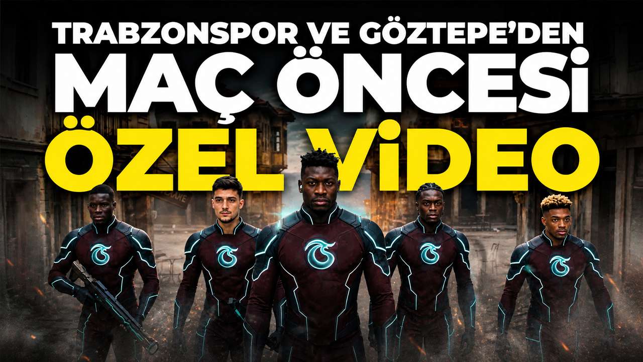 Trabzonspor ve Göztepe'den Maç Öncesi Özel Video