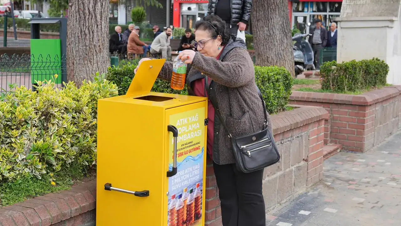Ortahisar’da atık yağ kumbaraları hizmete alındı
