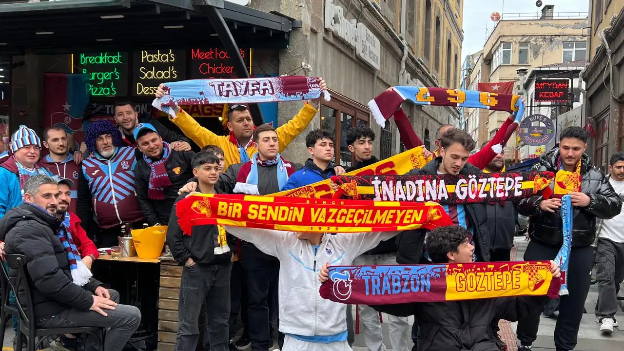 Trabzonspor ile Göztepe taraftarları bir arada: “Skor önemli değil, dostluk önemli”