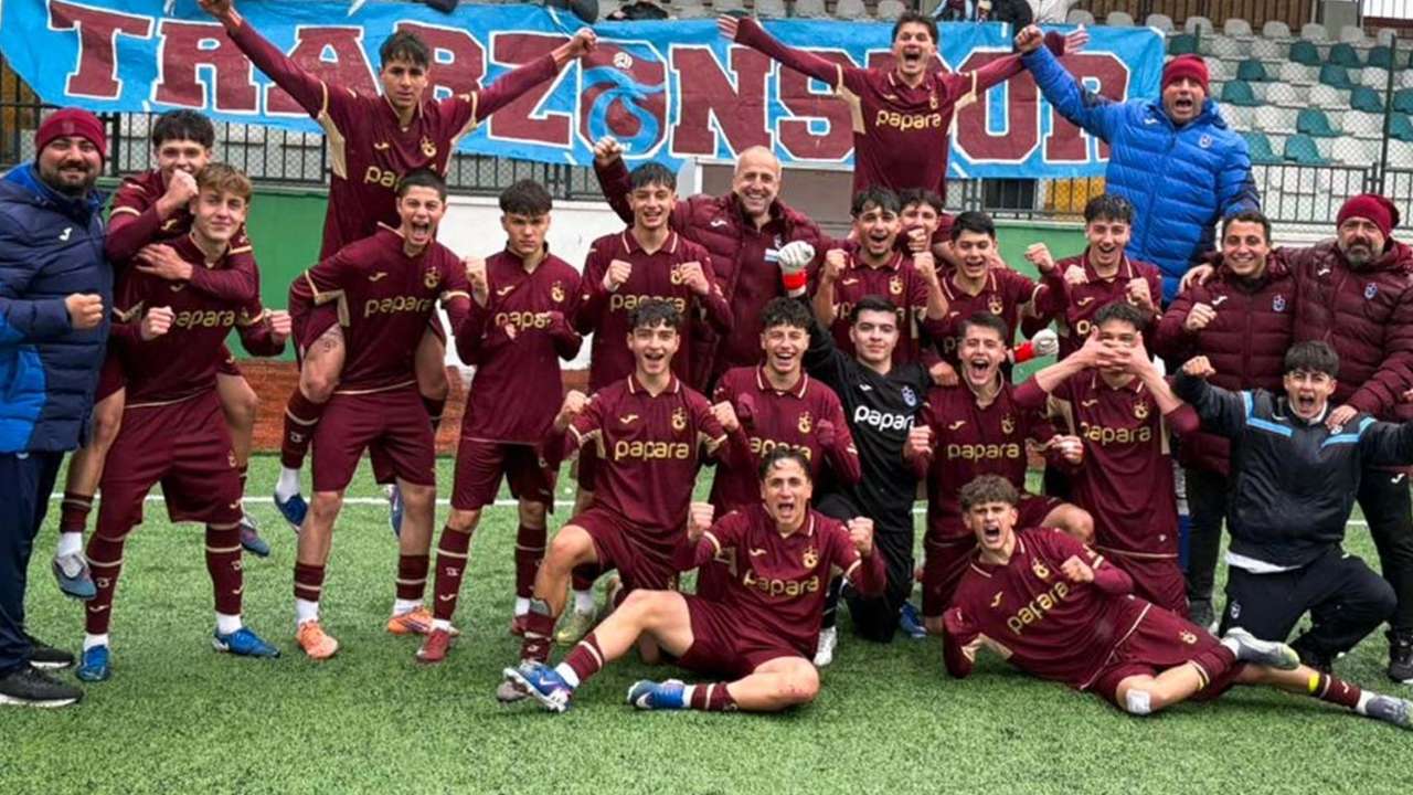 Trabzonspor U16 Türkiye Şampiyonası’na gitmeye hak kazandı