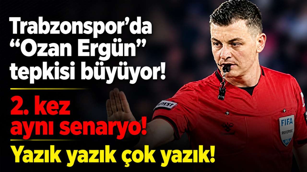 Trabzonspor’da “Ozan Ergün” tepkisi büyüyor! 2. Kez aynı senaryo! Yazık yazık çok yazık!