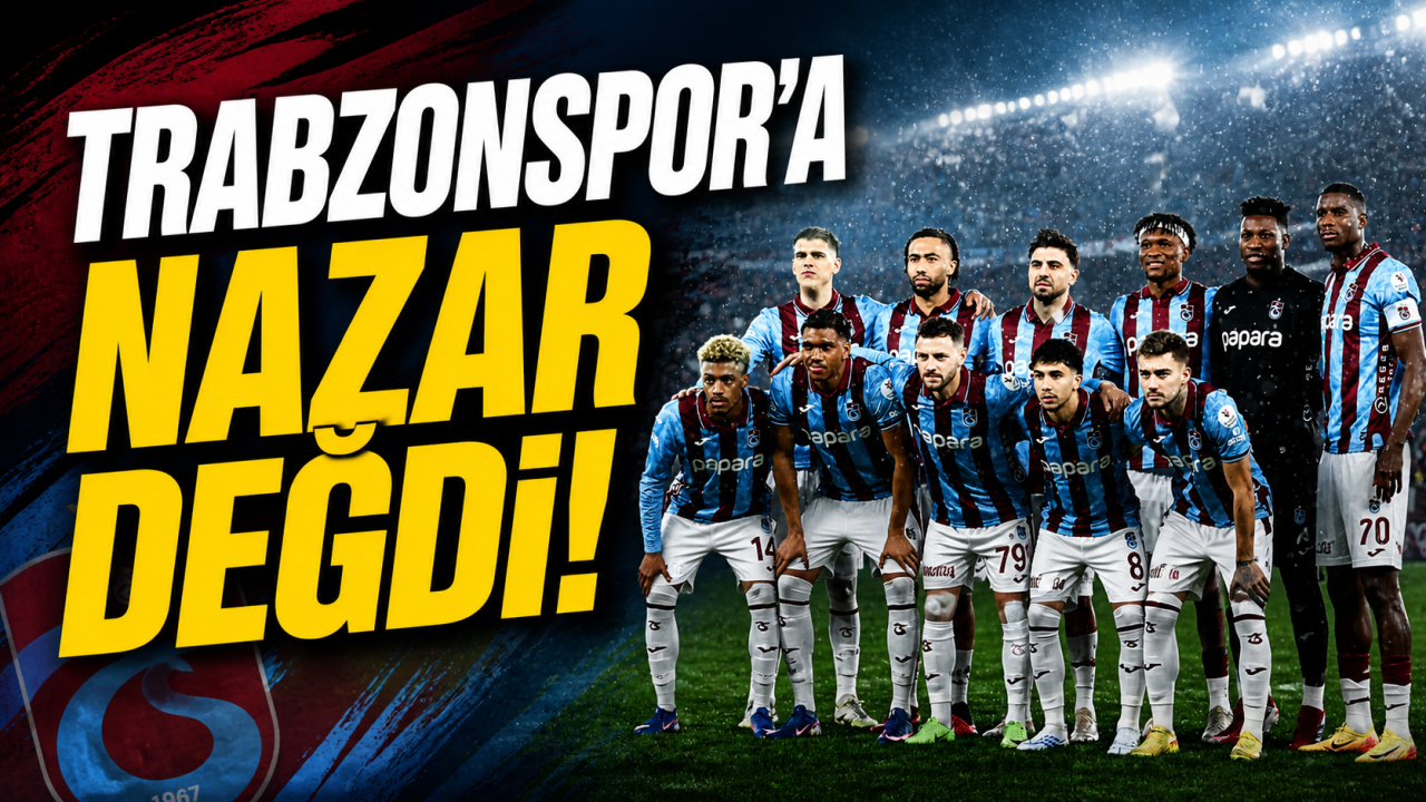 Trabzonspor'a nazar değdi