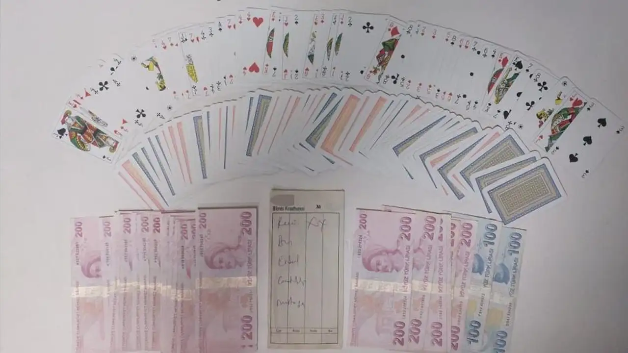 Samsun Bafra’da kumar denetimi: 5 kişiye 58 bin TL ceza