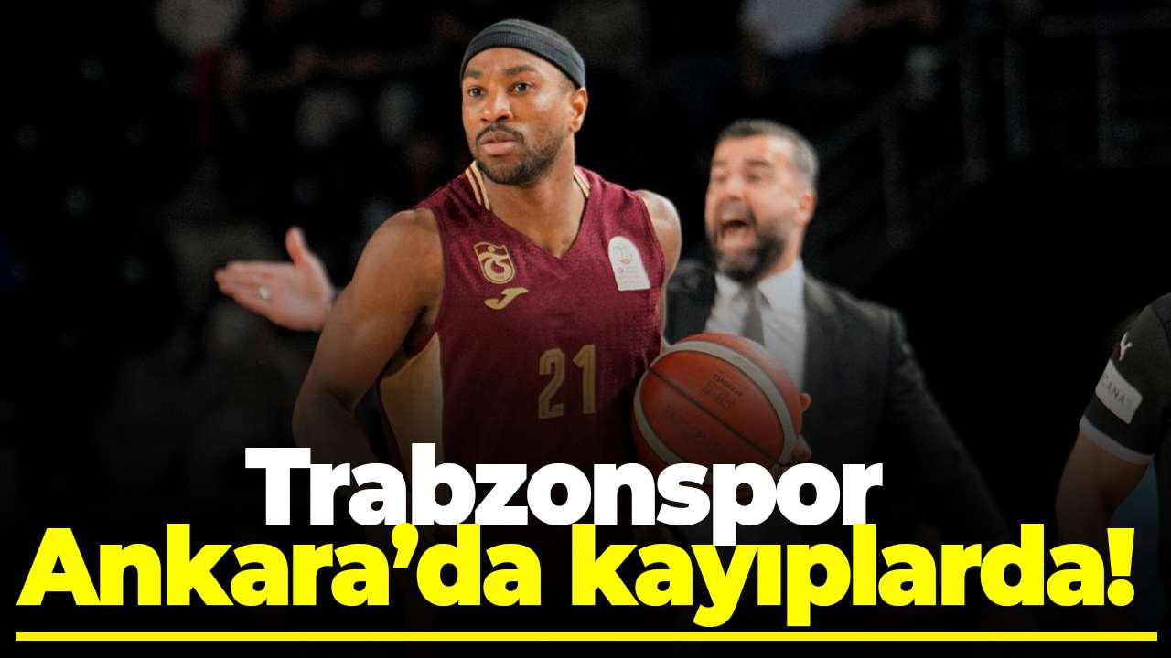 Trabzonspor Basketbol Ankara’da kaybetti! Türk Telekom’a mağlup oldu