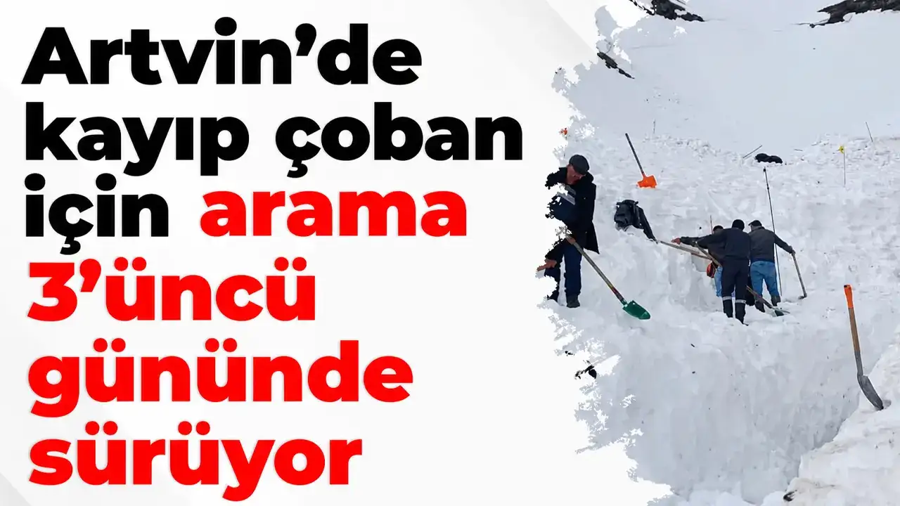 Artvin’de kayıp çoban için arama 3’üncü gününde sürüyor