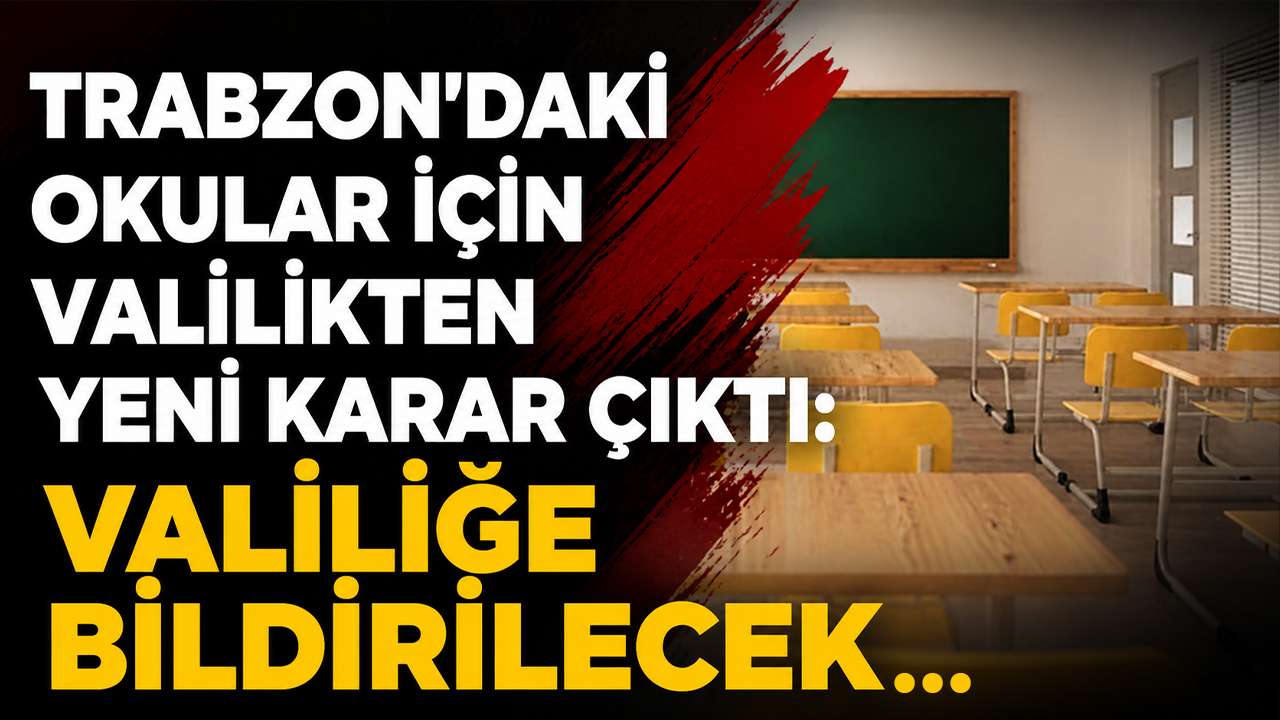 Trabzon'daki okular için valilikten yeni karar çıktı: Valiliğe bildirilecek