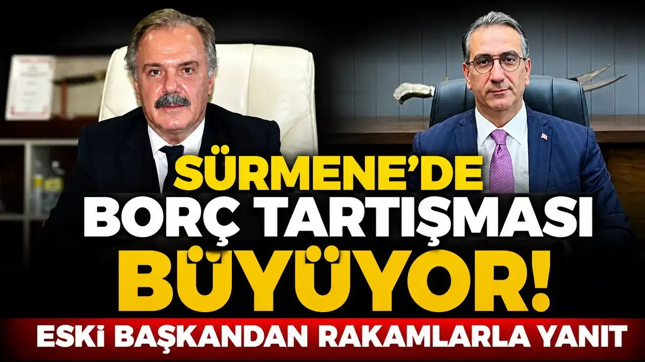 Sürmene'de borç tartışması sürüyor! Eski başkandan rakamlarla yanıt
