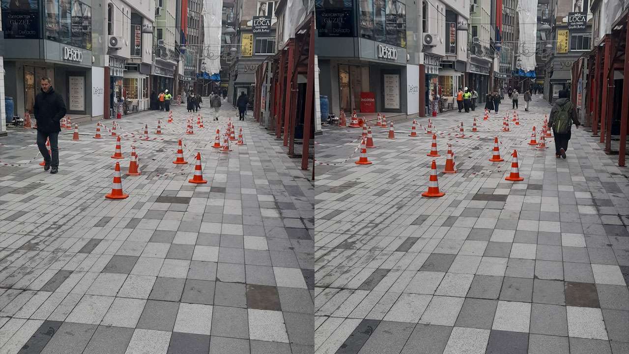 Trabzon’un merkezinde survivor parkuru gibi görüntü