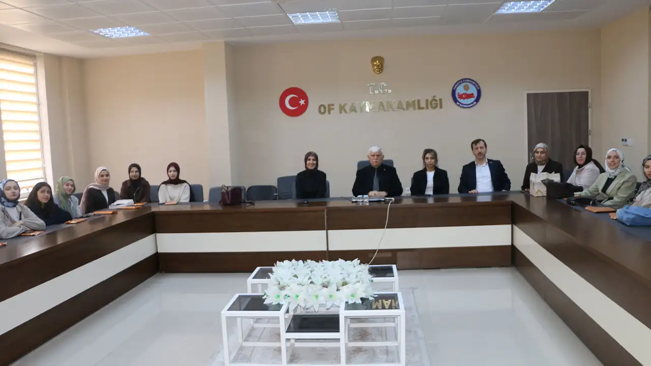 Kahramanmaraşlı öğrenciler Of’ta misafir edildi
