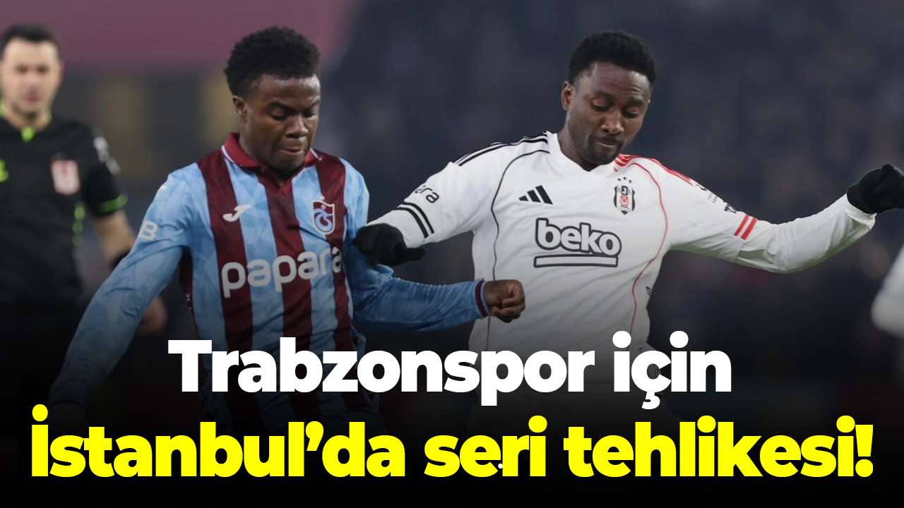 Trabzonspor için İstanbul’da seri tehlikesi!
