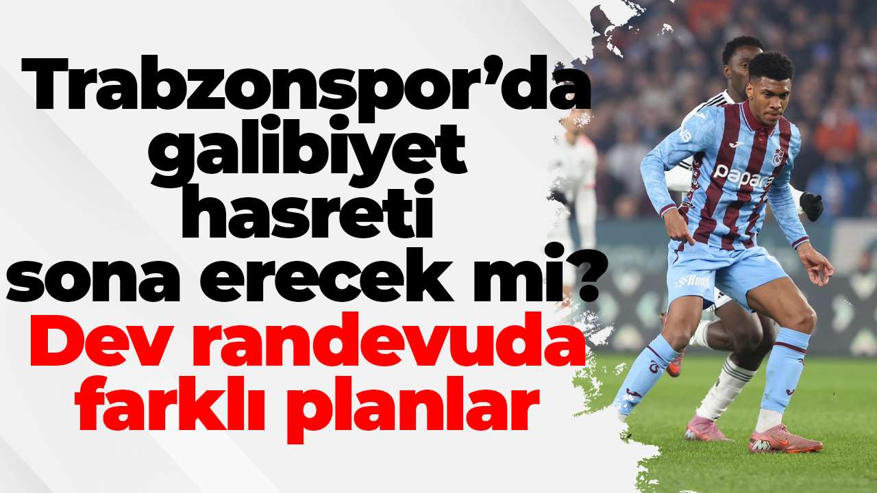 Trabzonspor’da galibiyet hasreti sona erecek mi? En son Abdullah Avcı ile yaşamıştı!