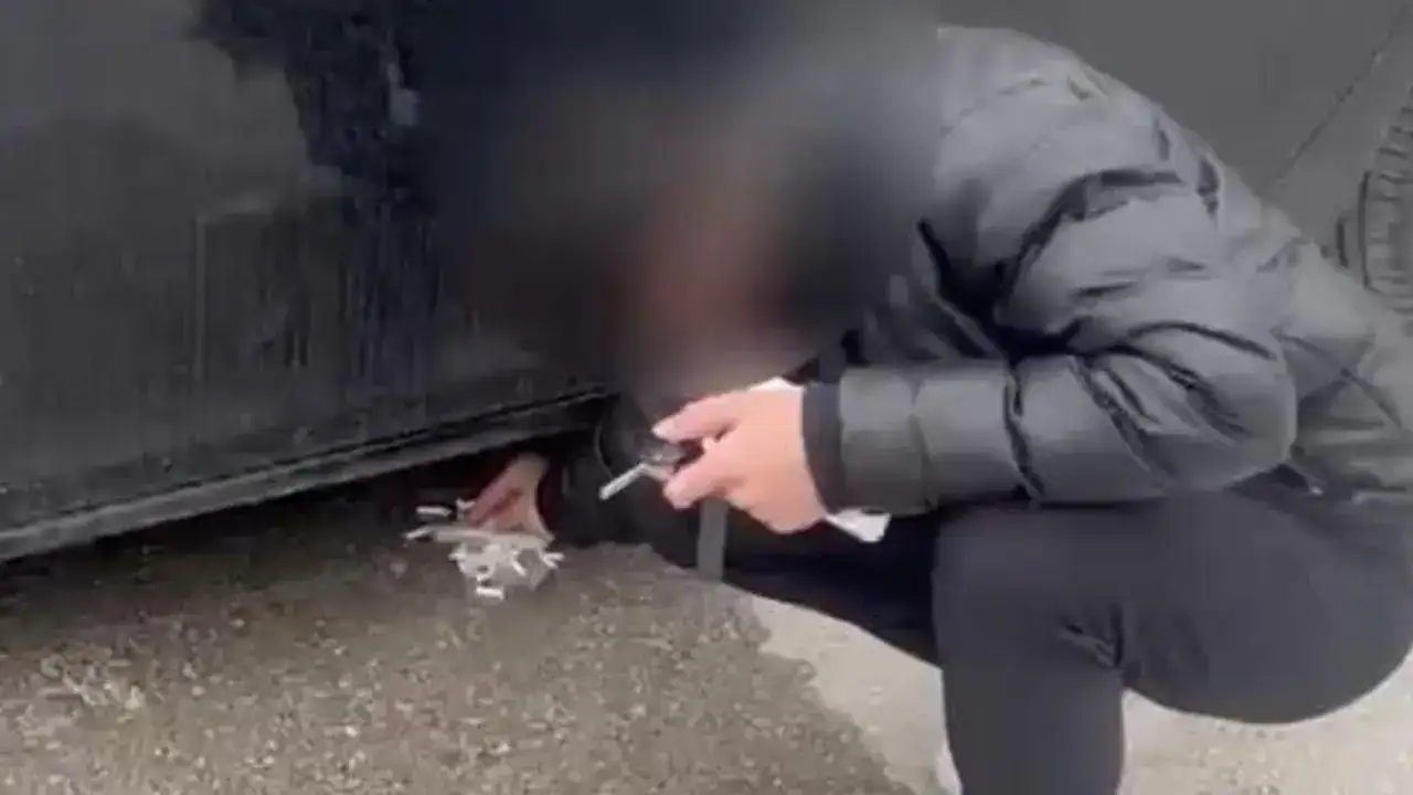 İzmarit atan sürücüye ilginç ceza! Yere attıklarını topladı