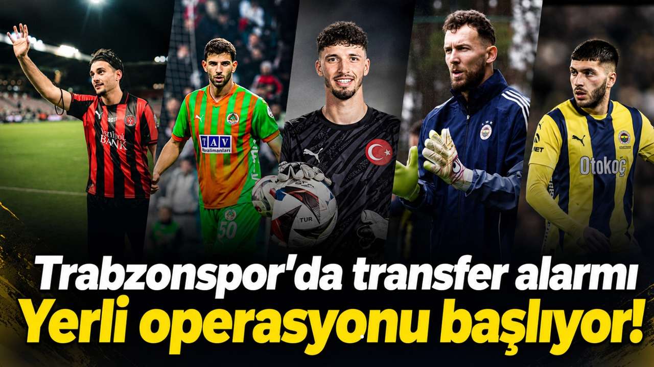 Trabzonspor’da transfer alarmı: Yerli operasyonu başlıyor!