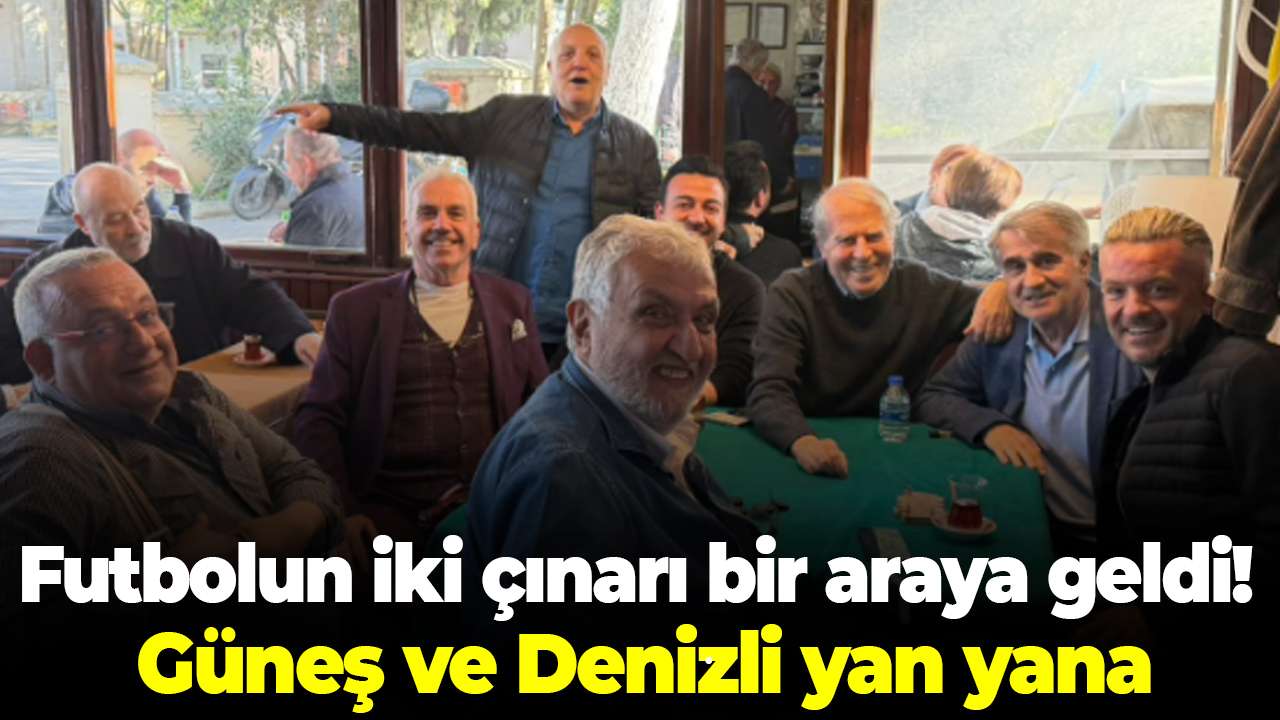 Şenol Güneş ve Mustafa Denizli’ye anlamlı ziyaret