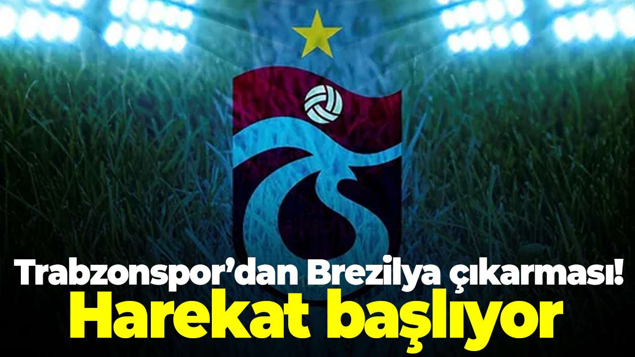 Trabzonspor scout ekibi Brezilya yolcusu! 8 numara arayışı hızlandı