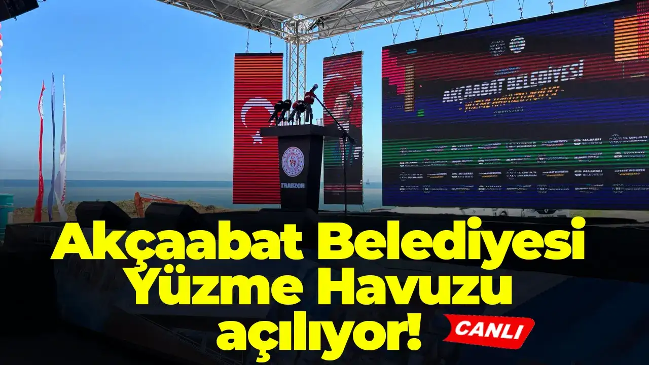 Akçaabat Belediyesi Yüzme Havuzu açılıyor