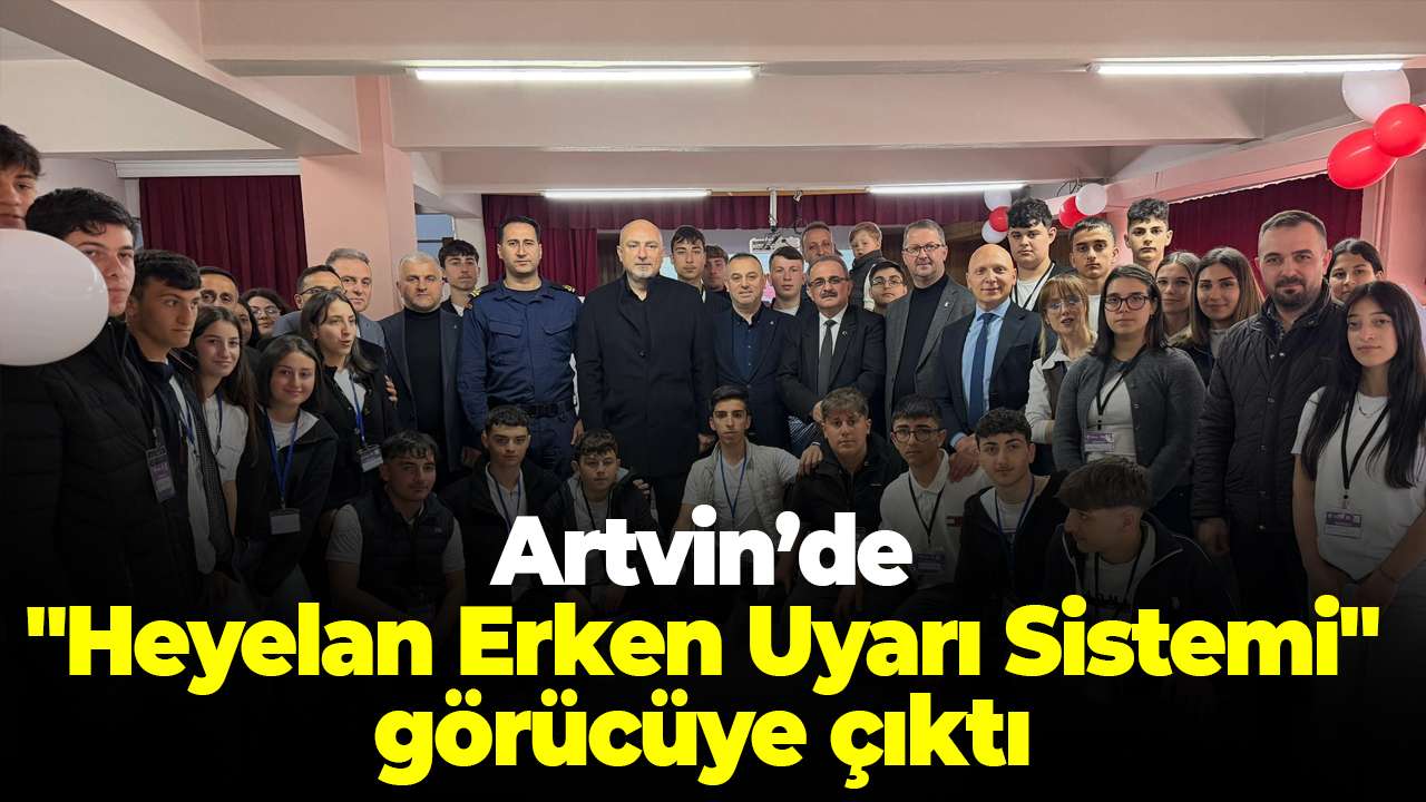 Artvin’de "Heyelan Erken Uyarı Sistemi" görücüye çıktı