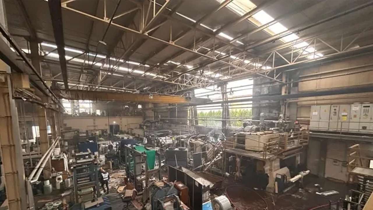 Fabrikada şiddetli patlama: Yaralılar var!