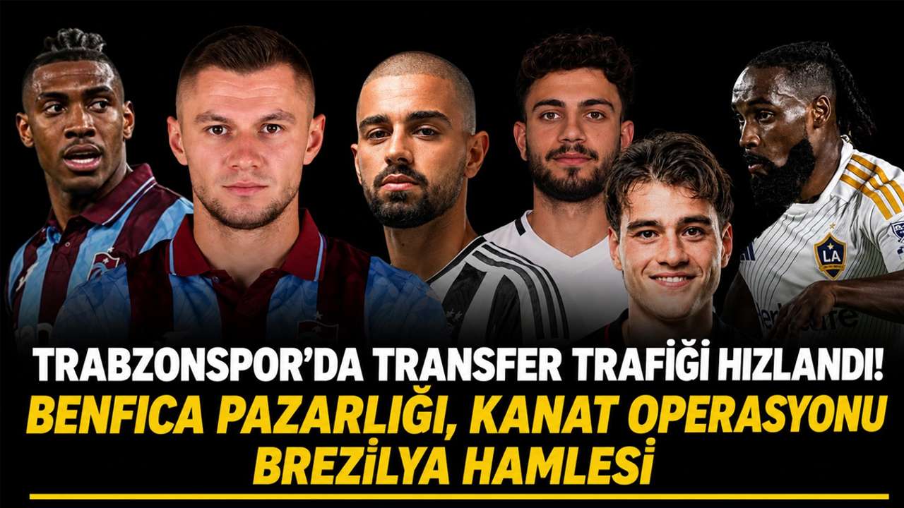 Trabzonspor’da transfer trafiği hızlandı! Benfica pazarlığı, kanat operasyonu ve Brezilya hamlesi