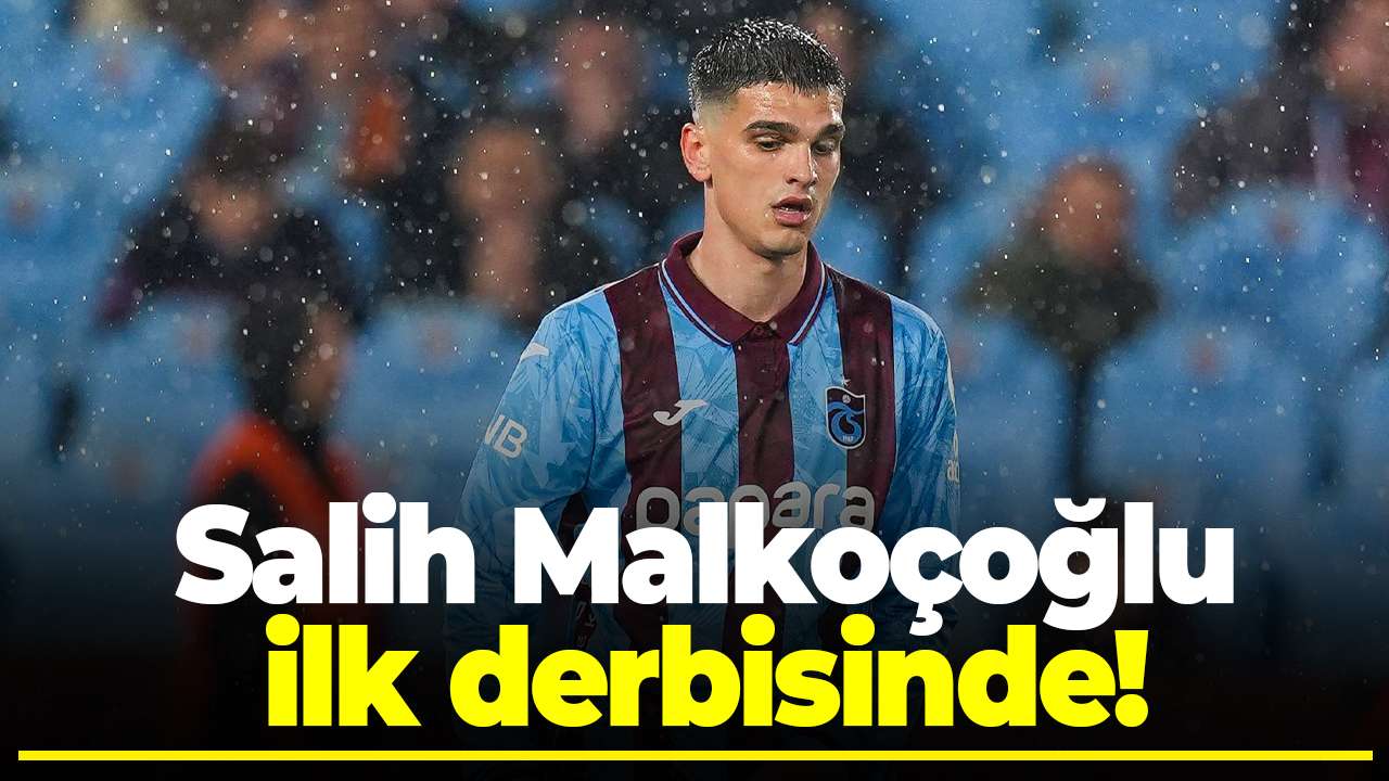 Salih Malkoçoğlu ilk derbisinde 11’de! Fatih Tekke’den genç oyuncuya güven