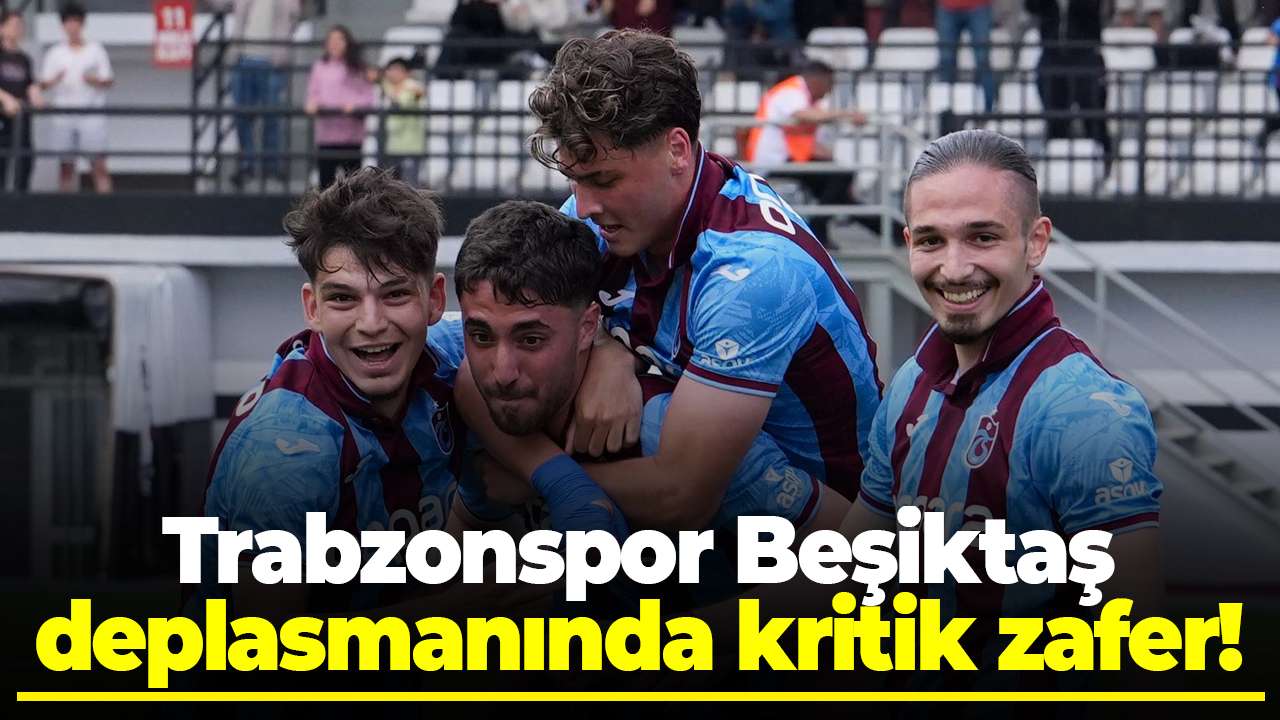 Trabzonspor Beşiktaş deplasmanında hata yapmadı! Gol düellosunda Fırtına Kartal'a aman vermedi!