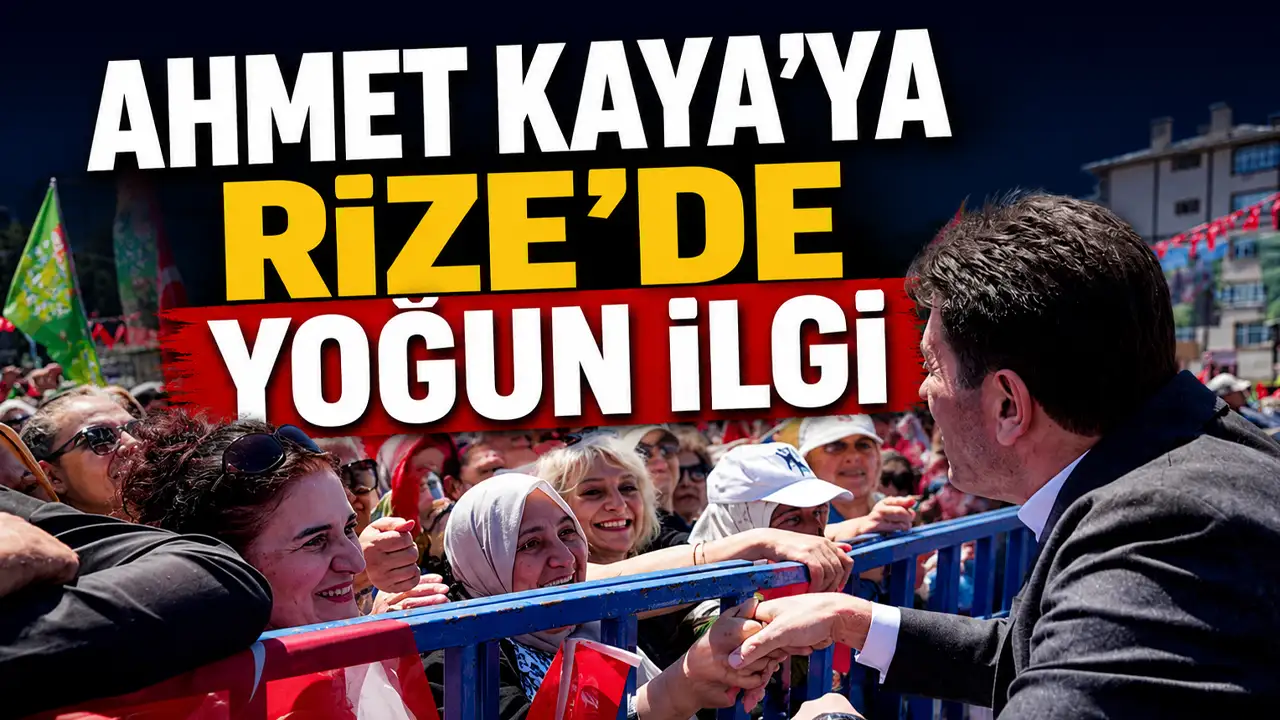 Ahmet kaya’ya Rize’de yoğun ilgi