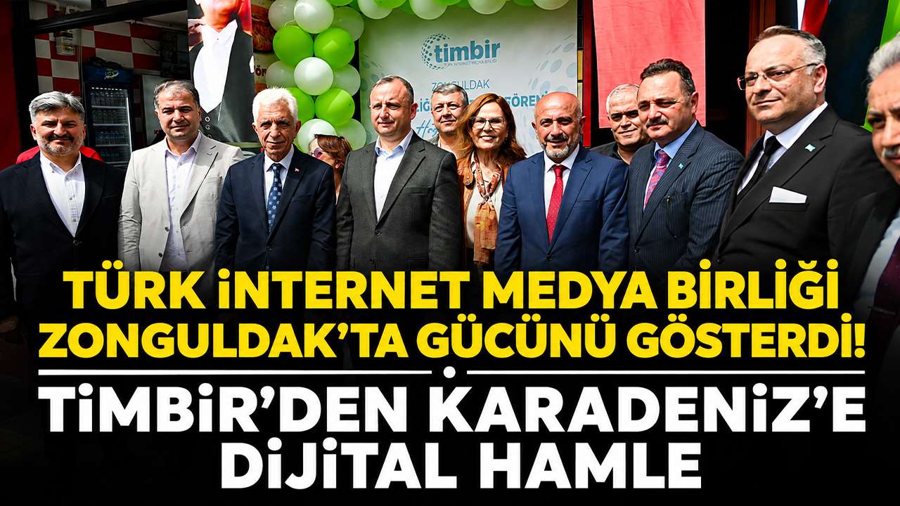 Türk İnternet Medya Birliği Zonguldak’ta gücünü gösterdi! TİMBİR’den Karadeniz’e dijital hamle