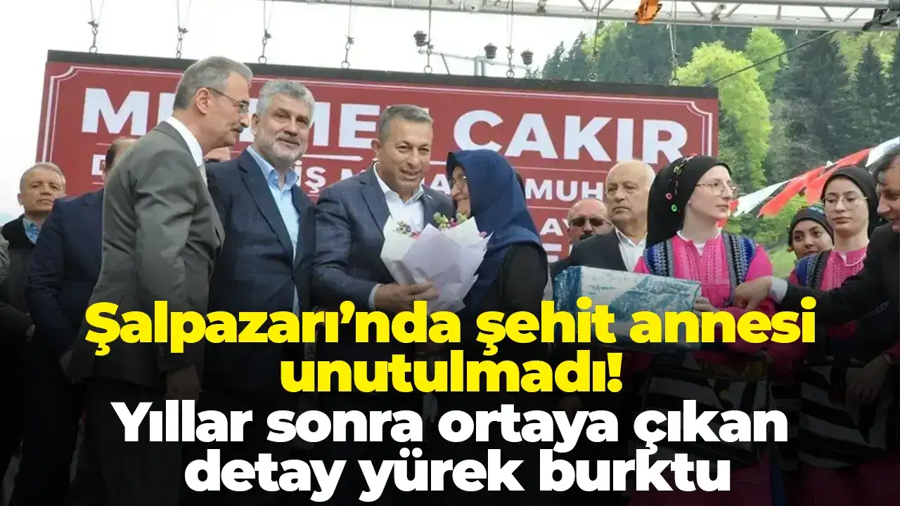 Şalpazarı’nda şehit annesi unutulmadı! Yıllar sonra ortaya çıkan detay yürek burktu