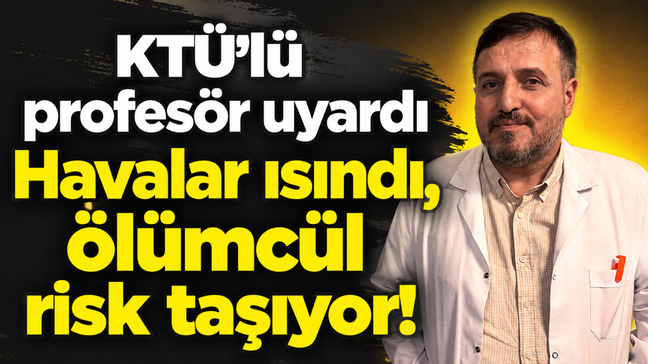 KTÜ'lü profesör uyardı: Havalar ısındı, ölümcül risk taşıyor!