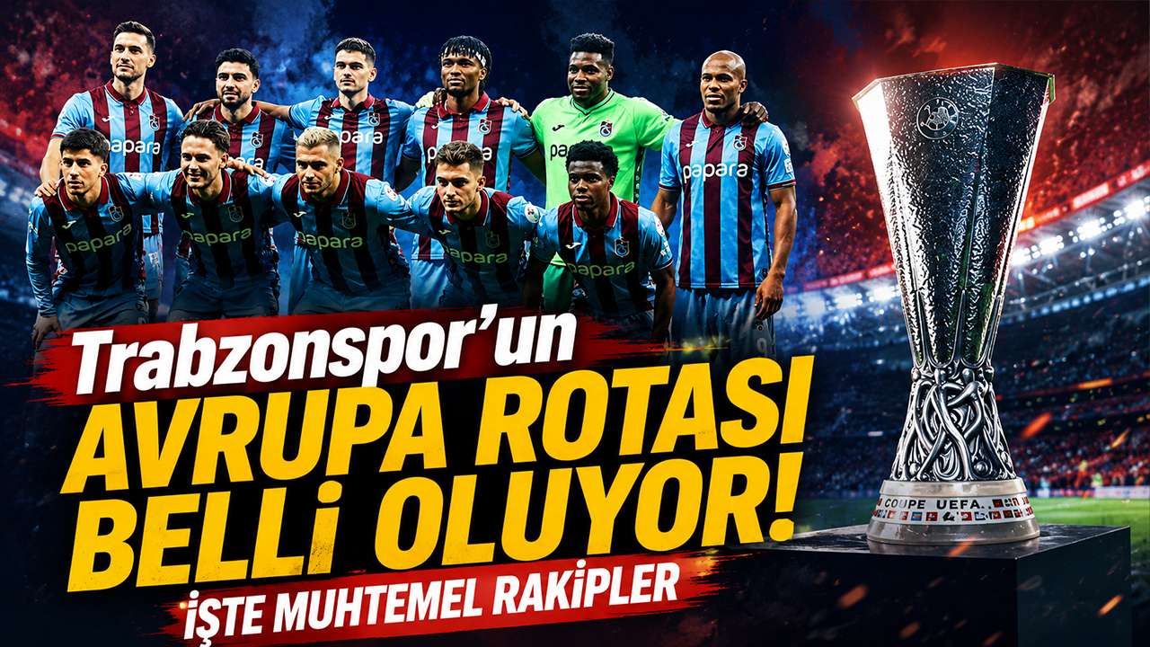 Trabzonspor’un Avrupa rotası belli oluyor! İşte muhtemel rakipler