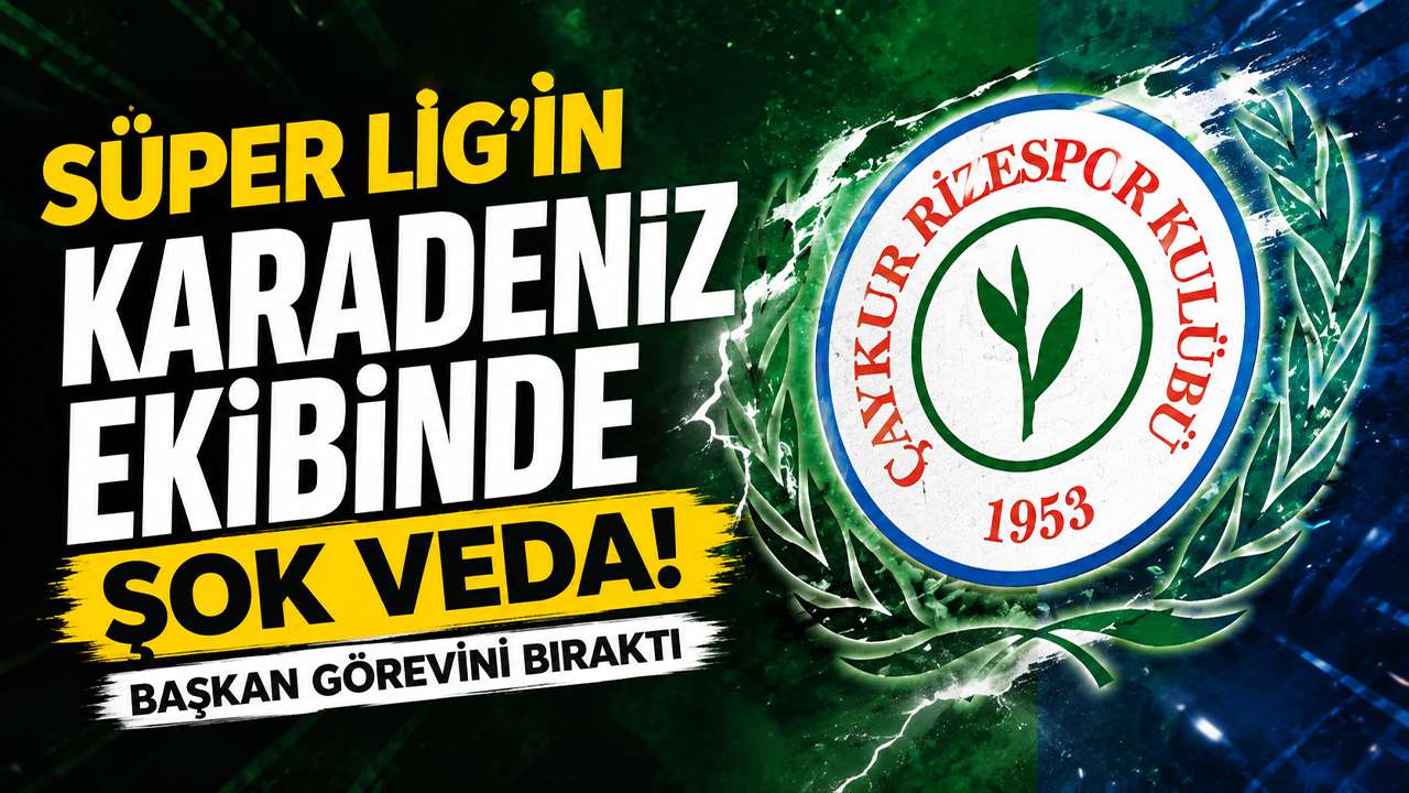 Süper Lig’in Karadeniz ekibinde şok veda! Başkan görevini bıraktı