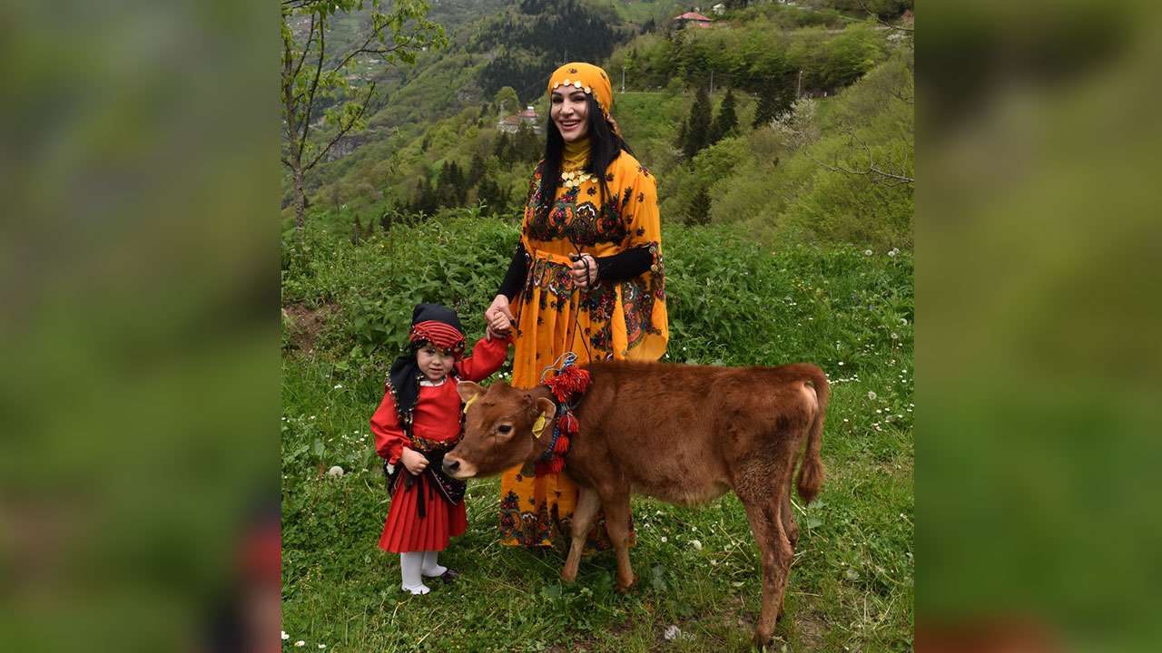 Maçka Yazılıtaş’ta asırlık yayla göçü kültürü yeniden canlandı