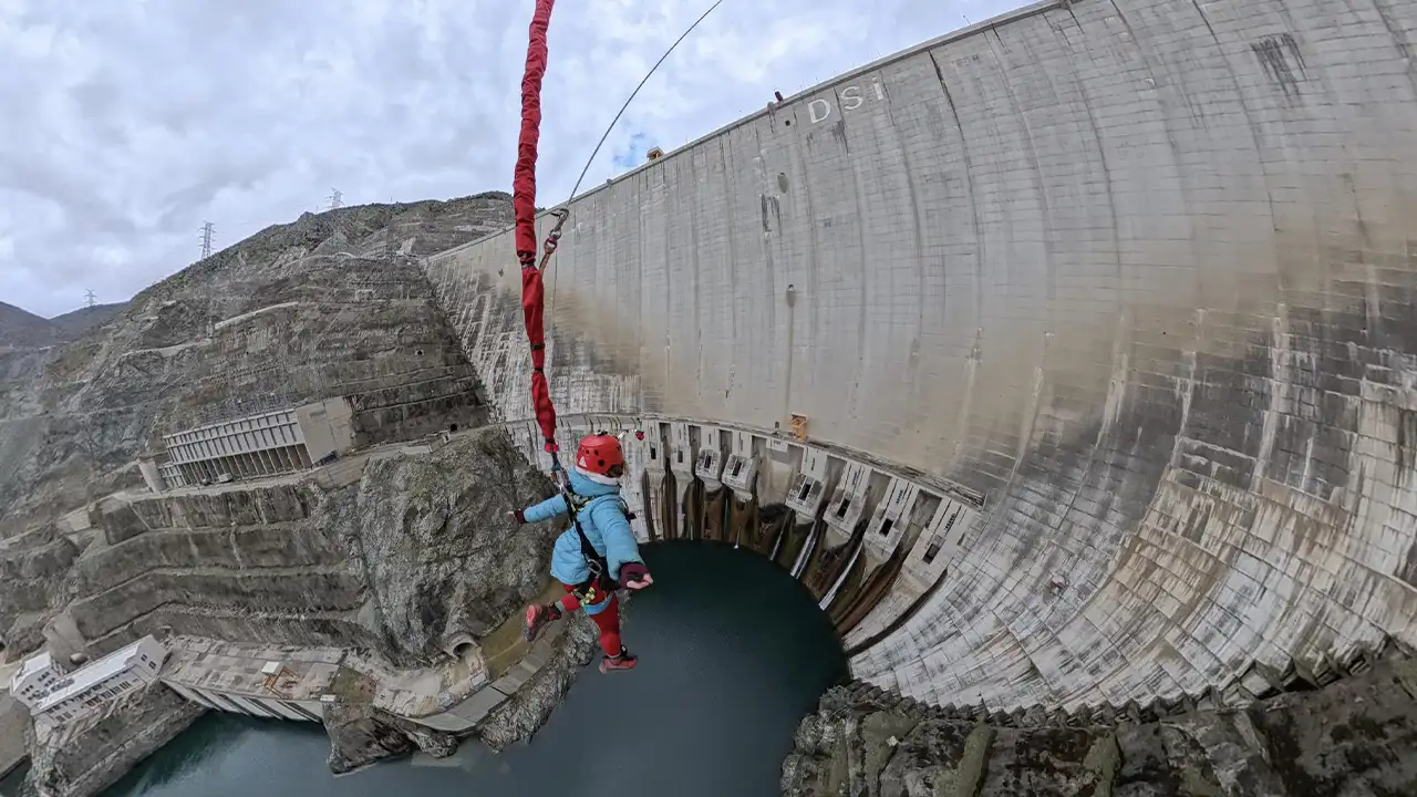 Artvin Deriner Barajı’nda 250 metrelik adrenalin hazırlığı