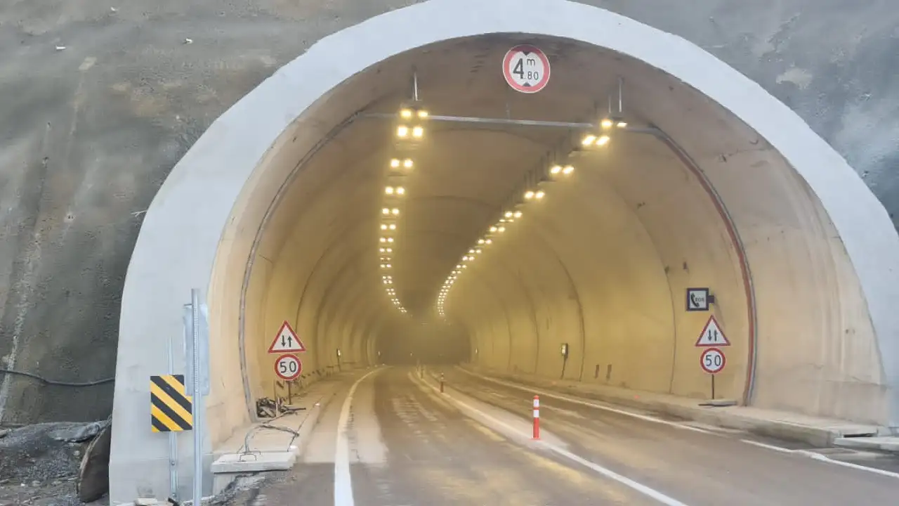 Giresun’daki tünel çalışması sürüyor! Sürücülere önemli uyarı