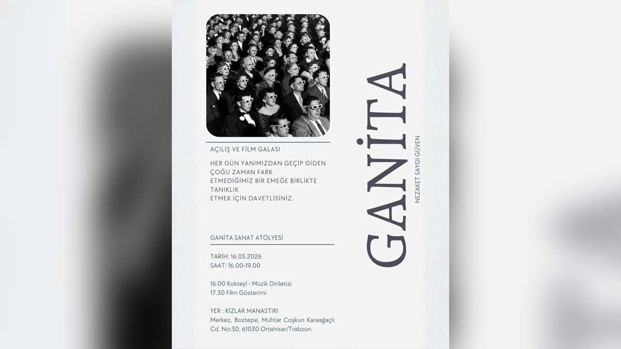 Trabzon'da Ganita ve Sanat Atölyesi açılıyor! Kızlar Manastırı'nda sanat dolu gün