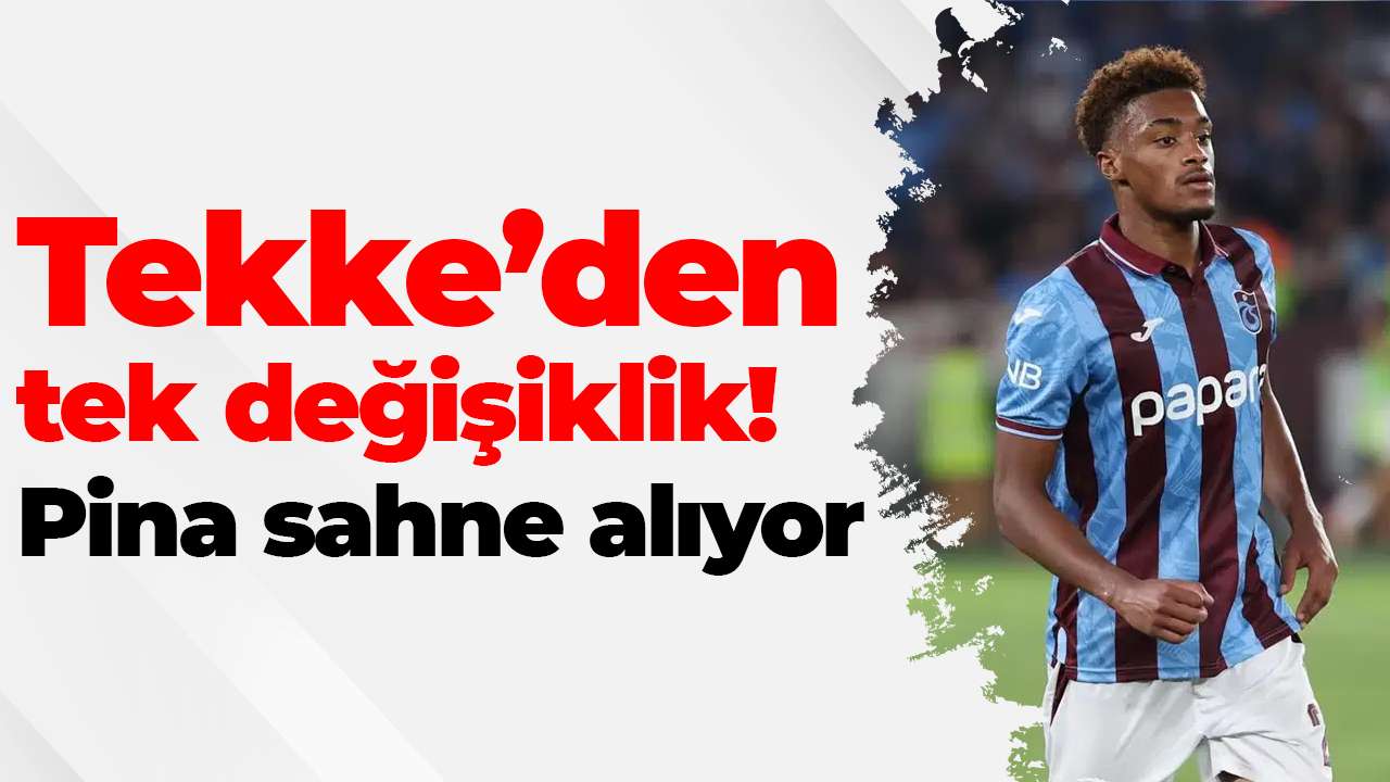 Tekke’den tek değişiklik! Pina sahne alıyor