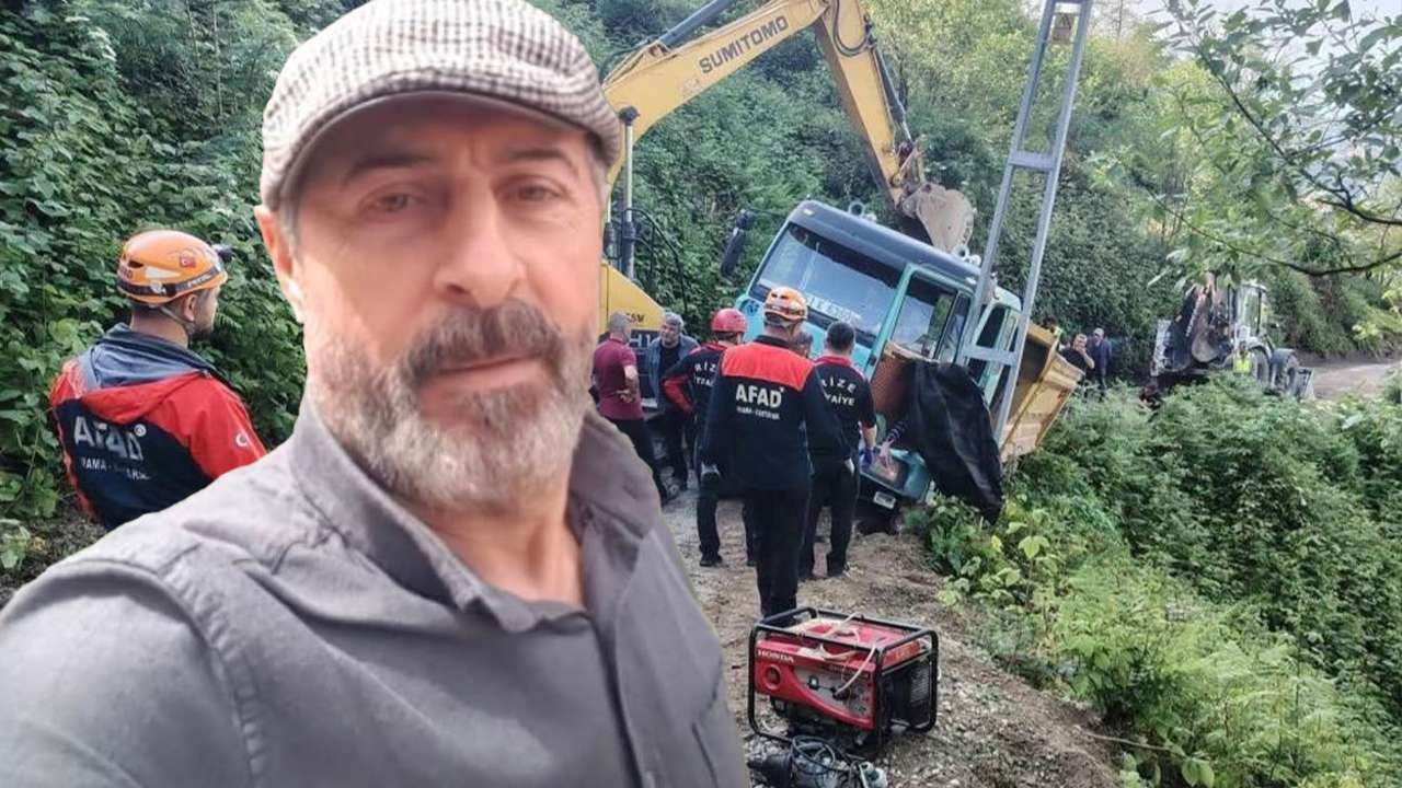 Trabzonlu Sürücü Rize'de can verdi! Kamyondan atlasa da kurtulamadı