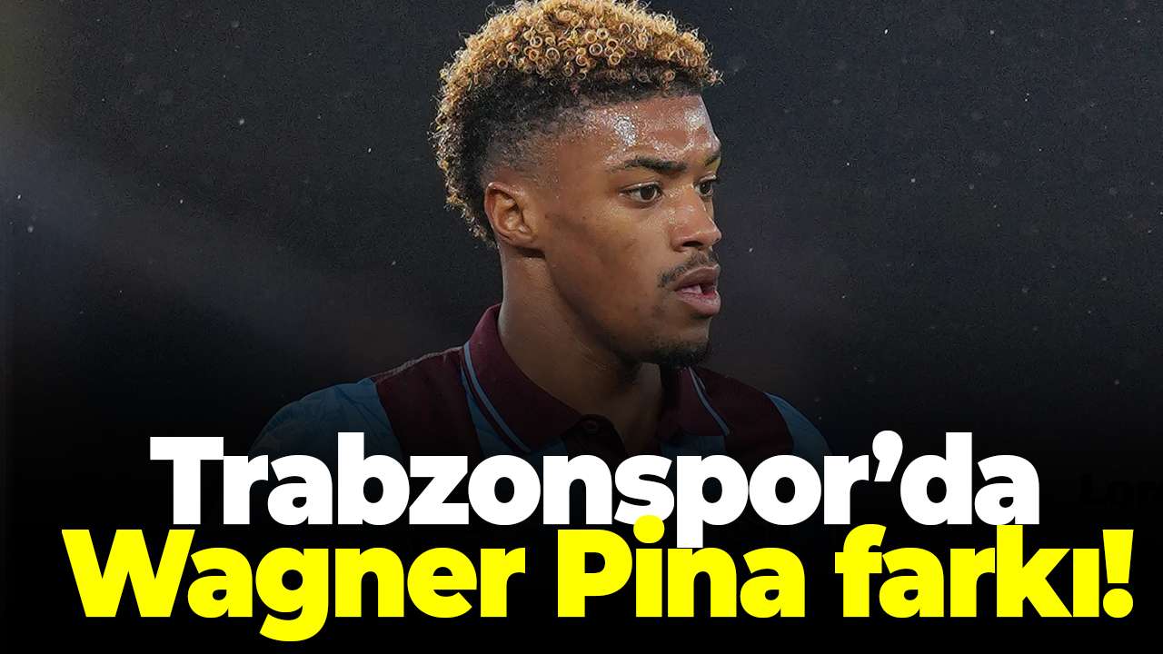 Trabzonspor’da Wagner Pina fark yaratmaya devam ediyor!