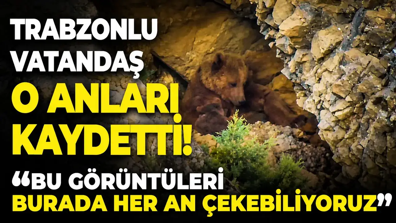 Trabzonlu vatandaş o anları kaydetti! “Bu görüntüleri burada her an çekebiliyoruz”
