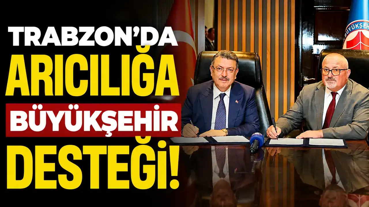 Trabzon’da arıcılığa Büyükşehir desteği