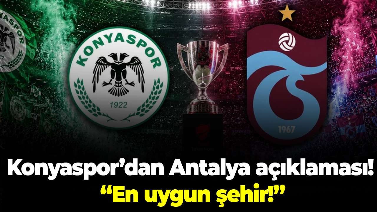 Konyaspor'dan Antalya açıklaması! 
