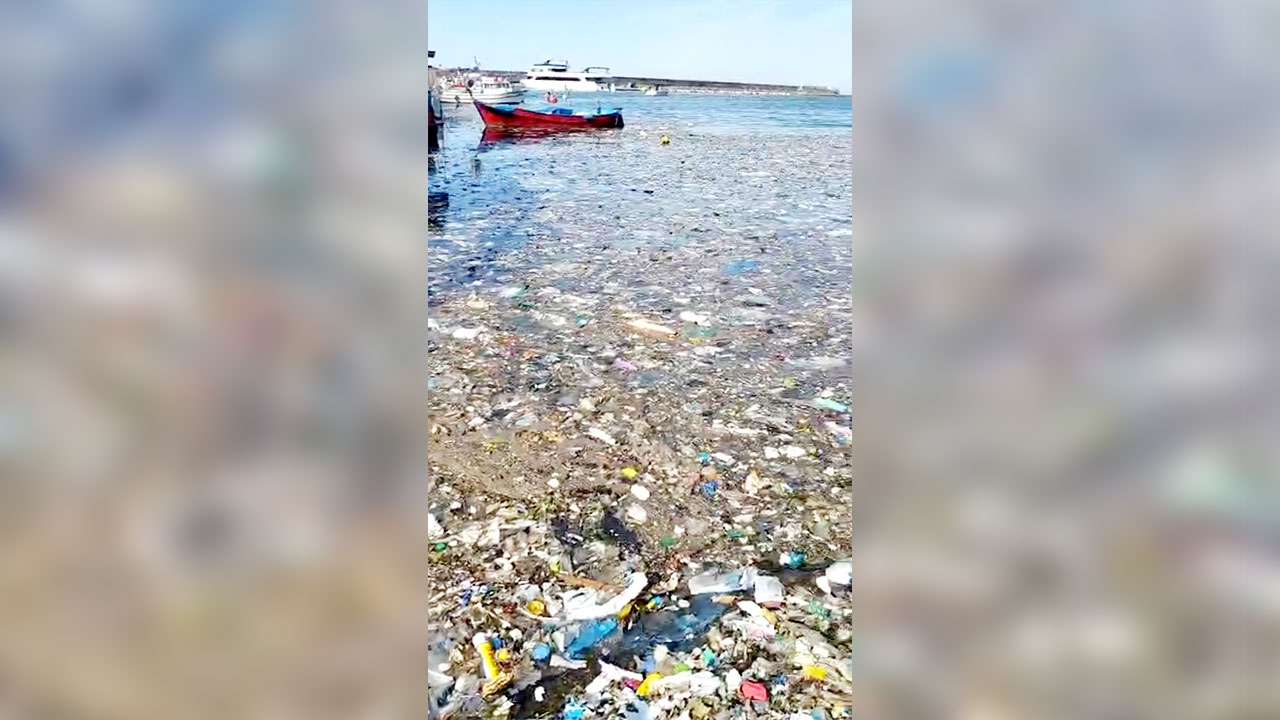 Faroz Limanı’ndaki çöp manzarası tepki çekti