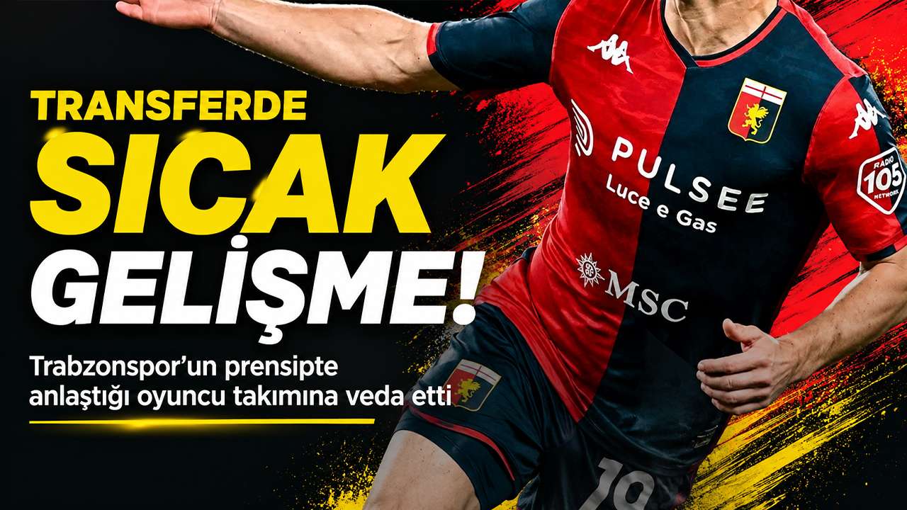 Transferde sıcak gelişme: Trabzonspor’un prensipte anlaştığı oyuncu takımına veda etti
