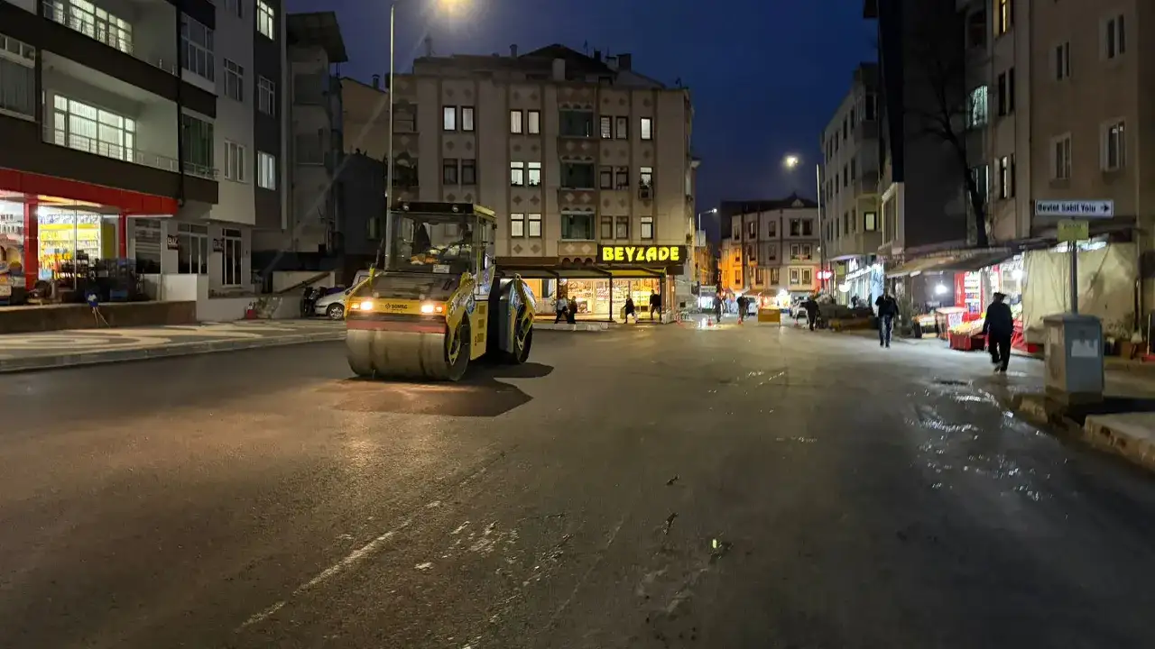 Büyükşehir’in yol çalışmaları aralıksız sürüyor