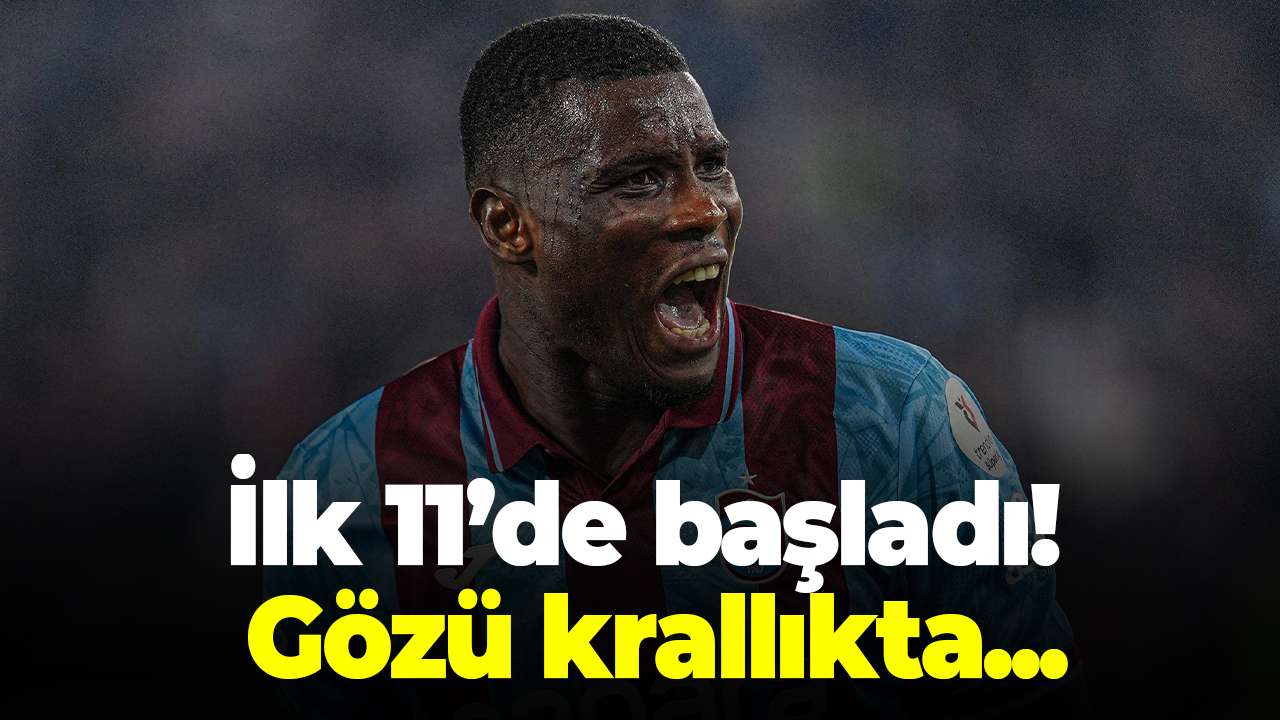 Onuachu’da gözler gol krallığında! Gençlerbirliği maçına ilk 11’de başlıyor