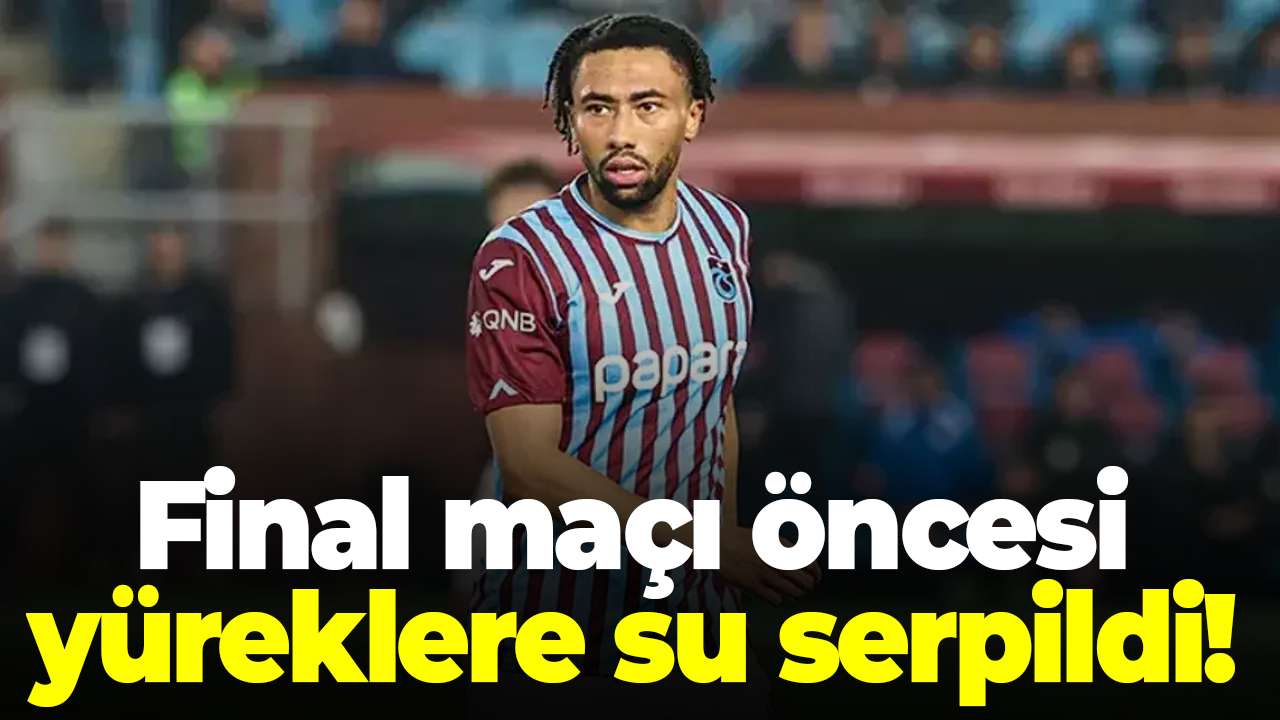 Final maçı öncesi yüreklere su serpildi! Sakatlık açıklaması