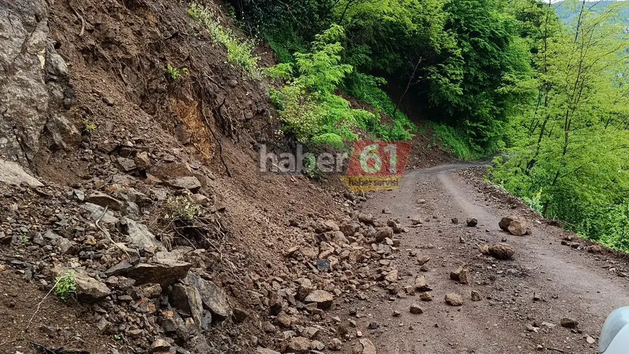 Trabzon’da mahalle yolu kaderine terk edildi! Yol tehlike saçıyor